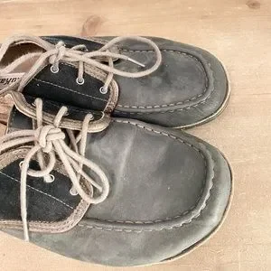 OluKai | Shoes | Olukai Mens Leather Saddle Shoes Black Size  display picture 2